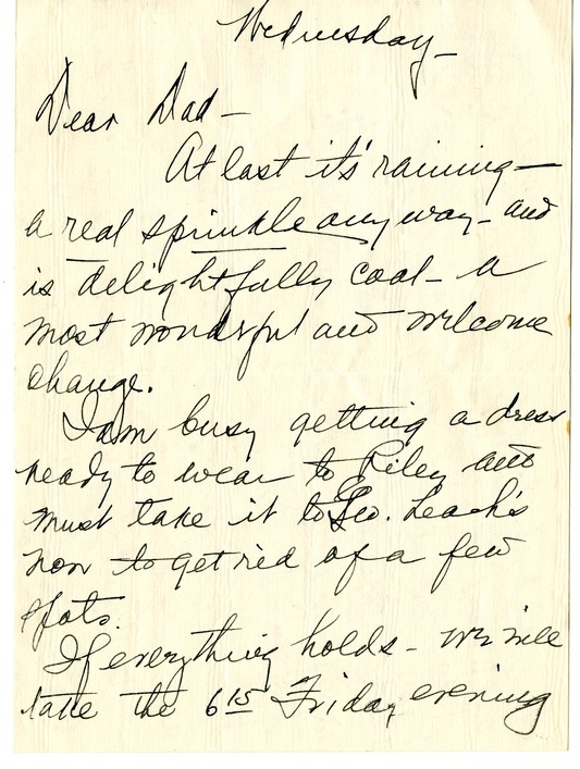 Letter from Bess W. Truman and Margaret Truman to Harry S. Truman