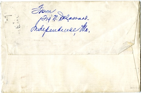 Letter from Bess W. Truman to Harry S. Truman