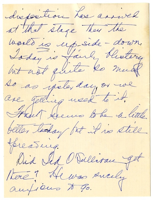 Letter from Bess W. Truman to Harry S. Truman