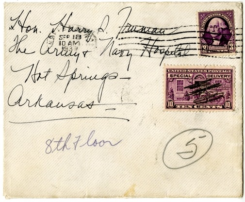 Letter from Bess W. Truman to Harry S. Truman