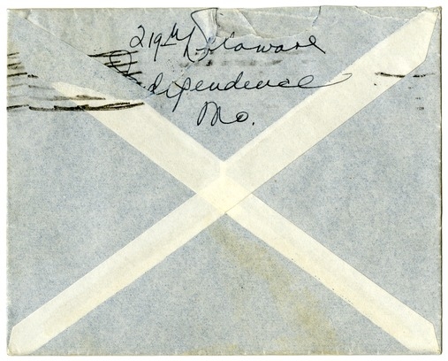 Letter from Bess W. Truman to Harry S. Truman