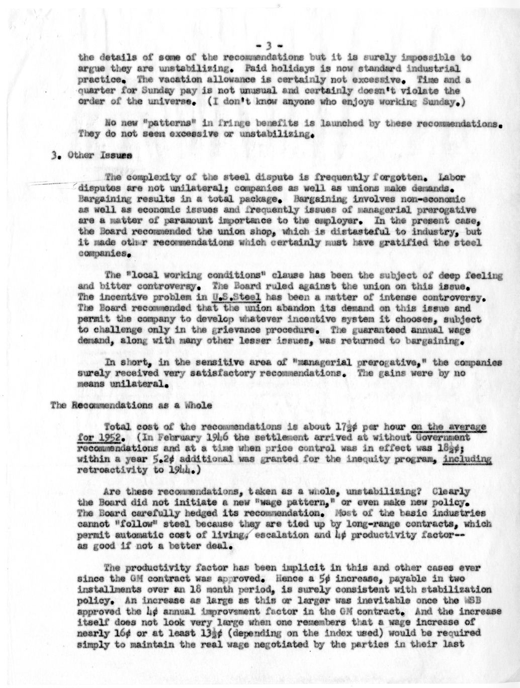 Memorandum from Harold L. Enarson to David Stowe, with Attachment