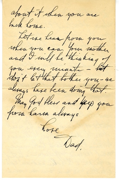 Letter from Harry S. Truman to Margaret Truman