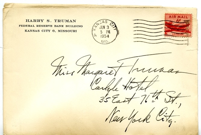 Letter from Harry S. Truman to Margaret Truman