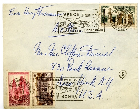 Letter from Harry S. Truman to Margaret Truman