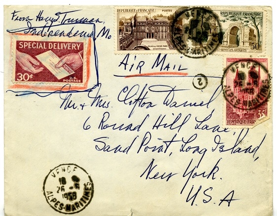 Letter from Harry S. Truman to Margaret Truman