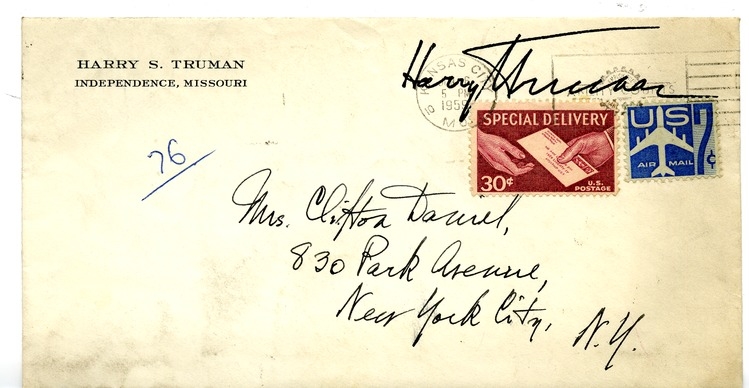 Letter from Harry S. Truman to Margaret Truman