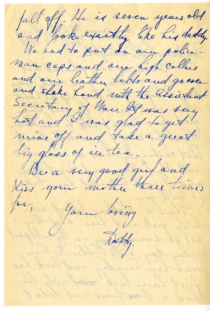 Letter from Harry S. Truman to Margaret Truman