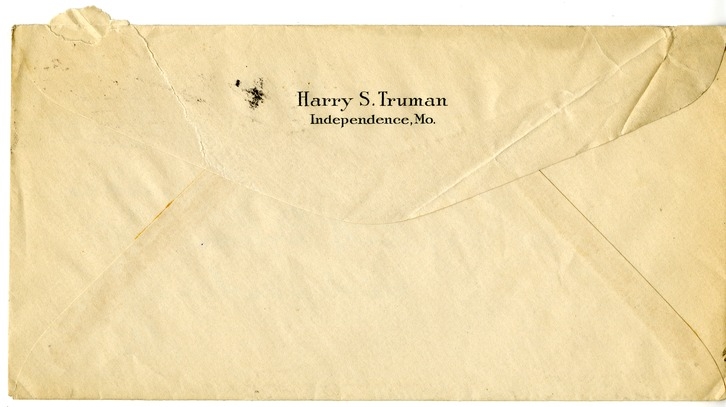 Letter from Harry S. Truman to Margaret Truman