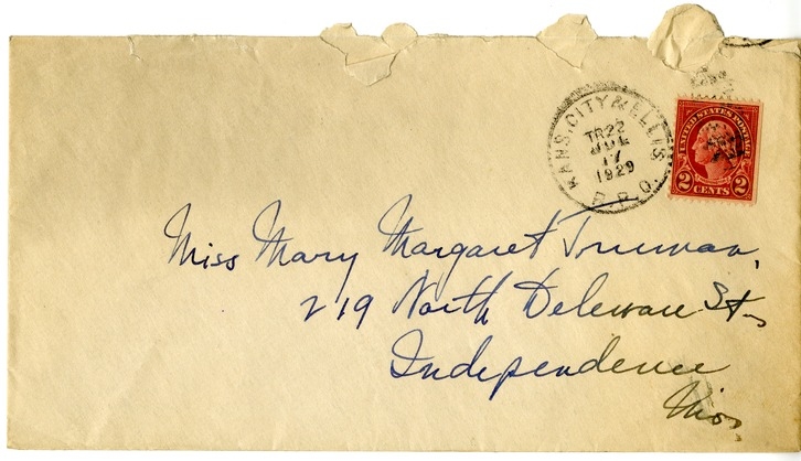 Letter from Harry S. Truman to Margaret Truman