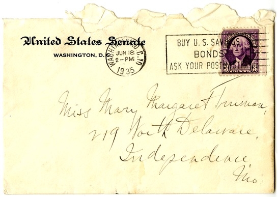 Letter from Harry S. Truman to Margaret Truman