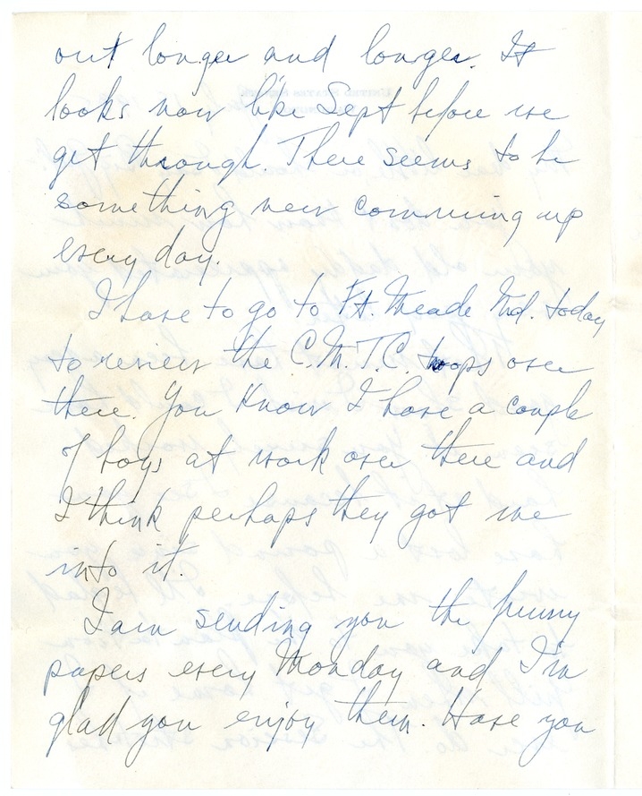 Letter from Harry S. Truman to Margaret Truman