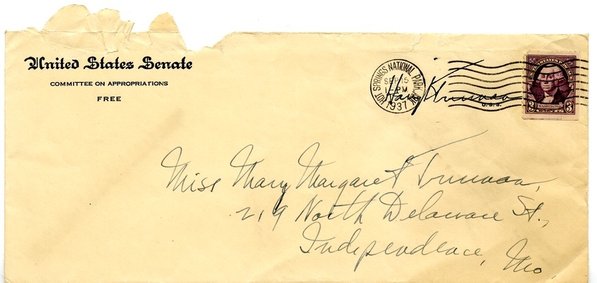 Letter from Harry S. Truman to Margaret Truman