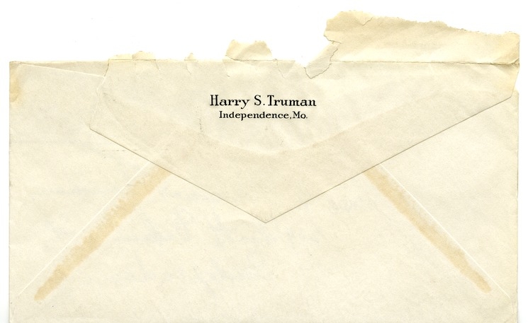 Letter from Harry S. Truman to Margaret Truman