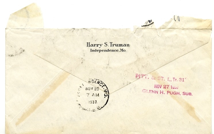 Letter from Harry S. Truman to Margaret Truman