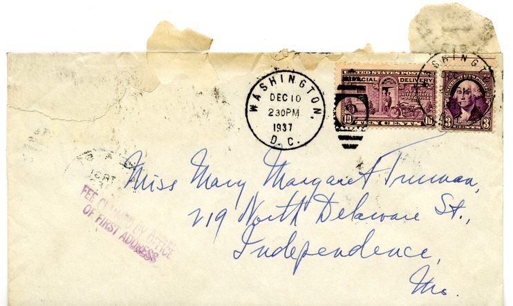 Letter from Harry S. Truman to Margaret Truman