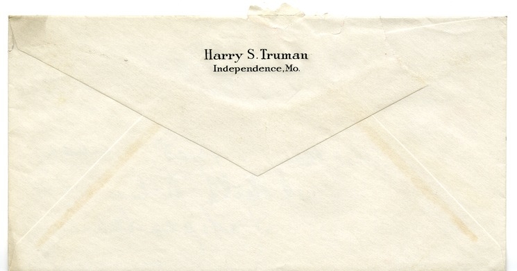 Letter from Harry S. Truman to Margaret Truman