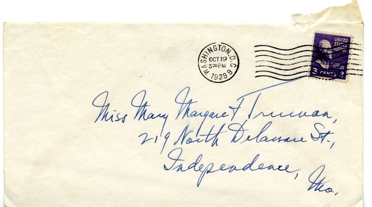 Letter from Harry S. Truman to Margaret Truman