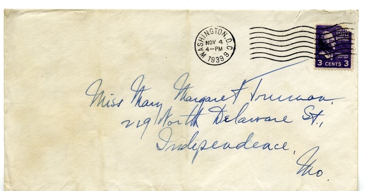 Letter from Harry S. Truman to Margaret Truman