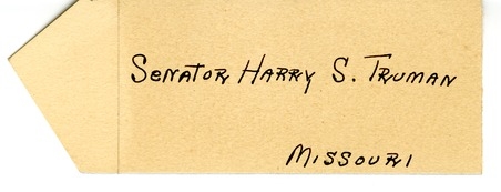 Letter from Harry S. Truman to Margaret Truman