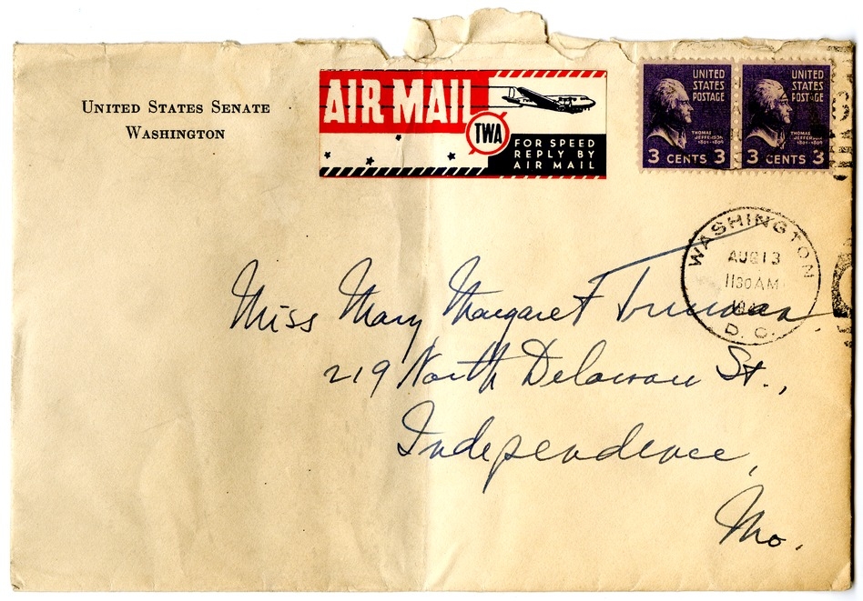 Letter from Harry S. Truman to Margaret Truman