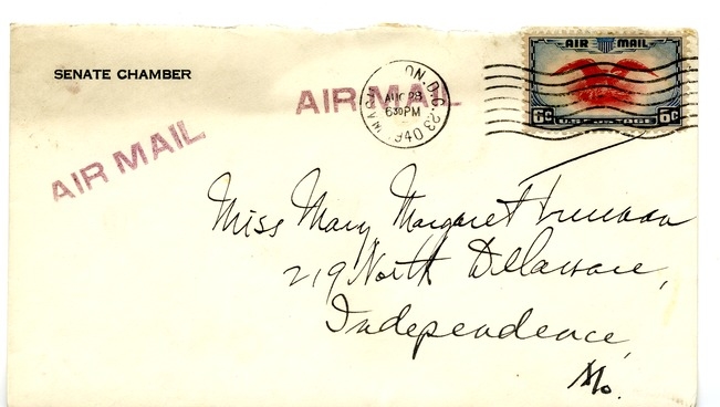 Letter from Harry S. Truman to Margaret Truman