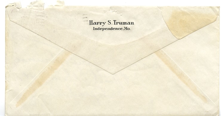 Letter from Harry S. Truman to Margaret Truman