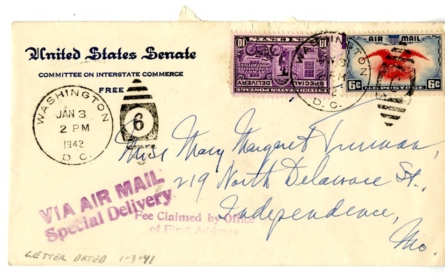 Letter from Harry S. Truman to Margaret Truman