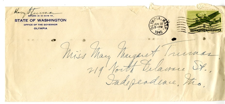 Letter from Harry S. Truman to Margaret Truman