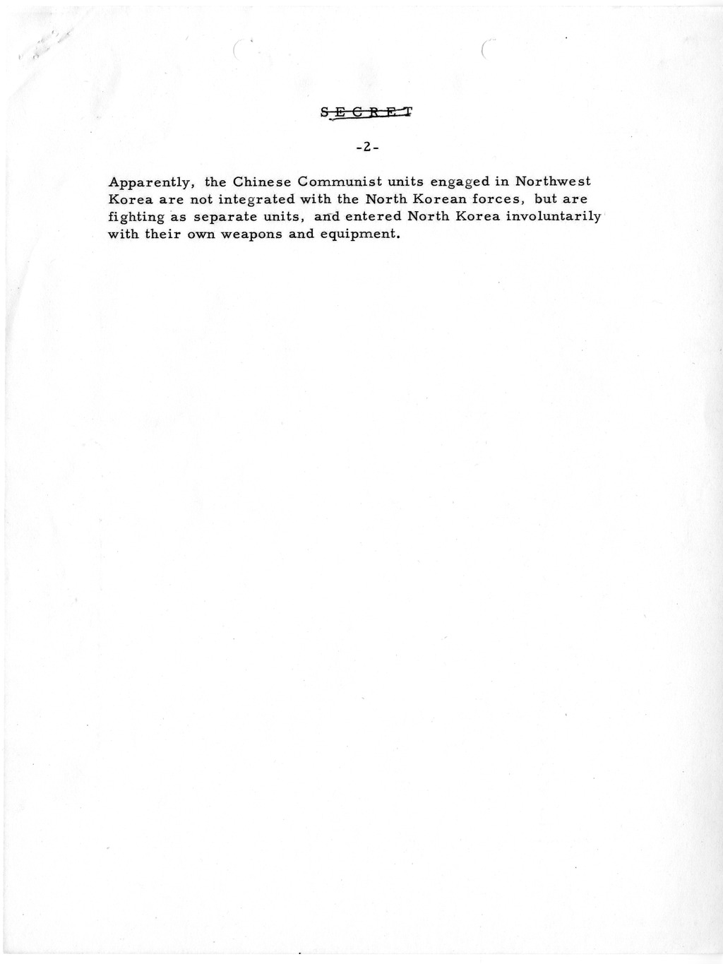 Memorandum, Department of State Summary of Telegrams