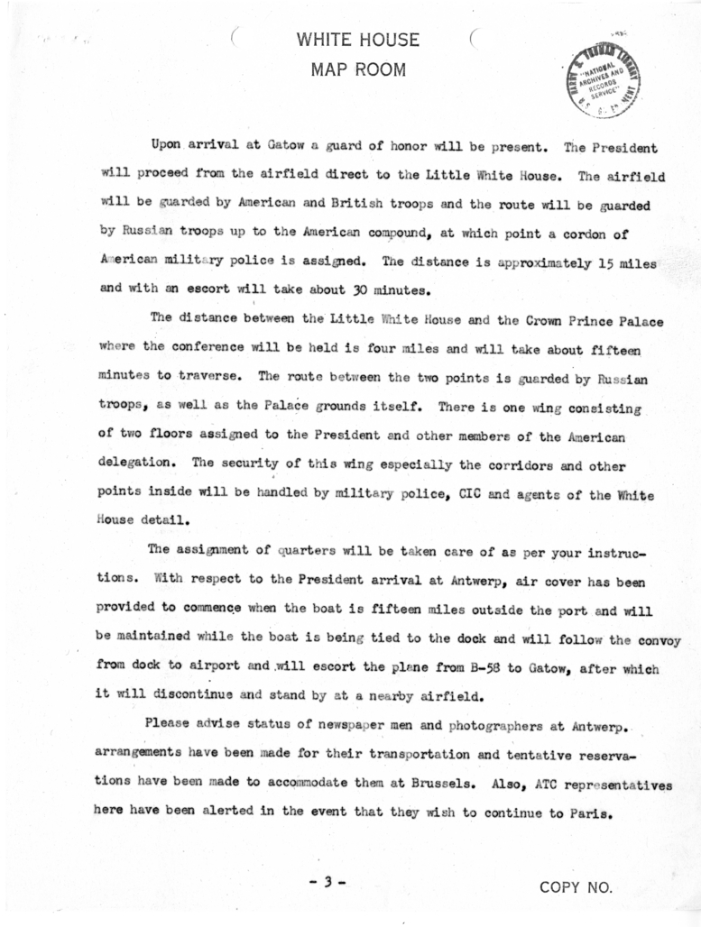Memorandum from James J. Rowley to George C. Drescher
