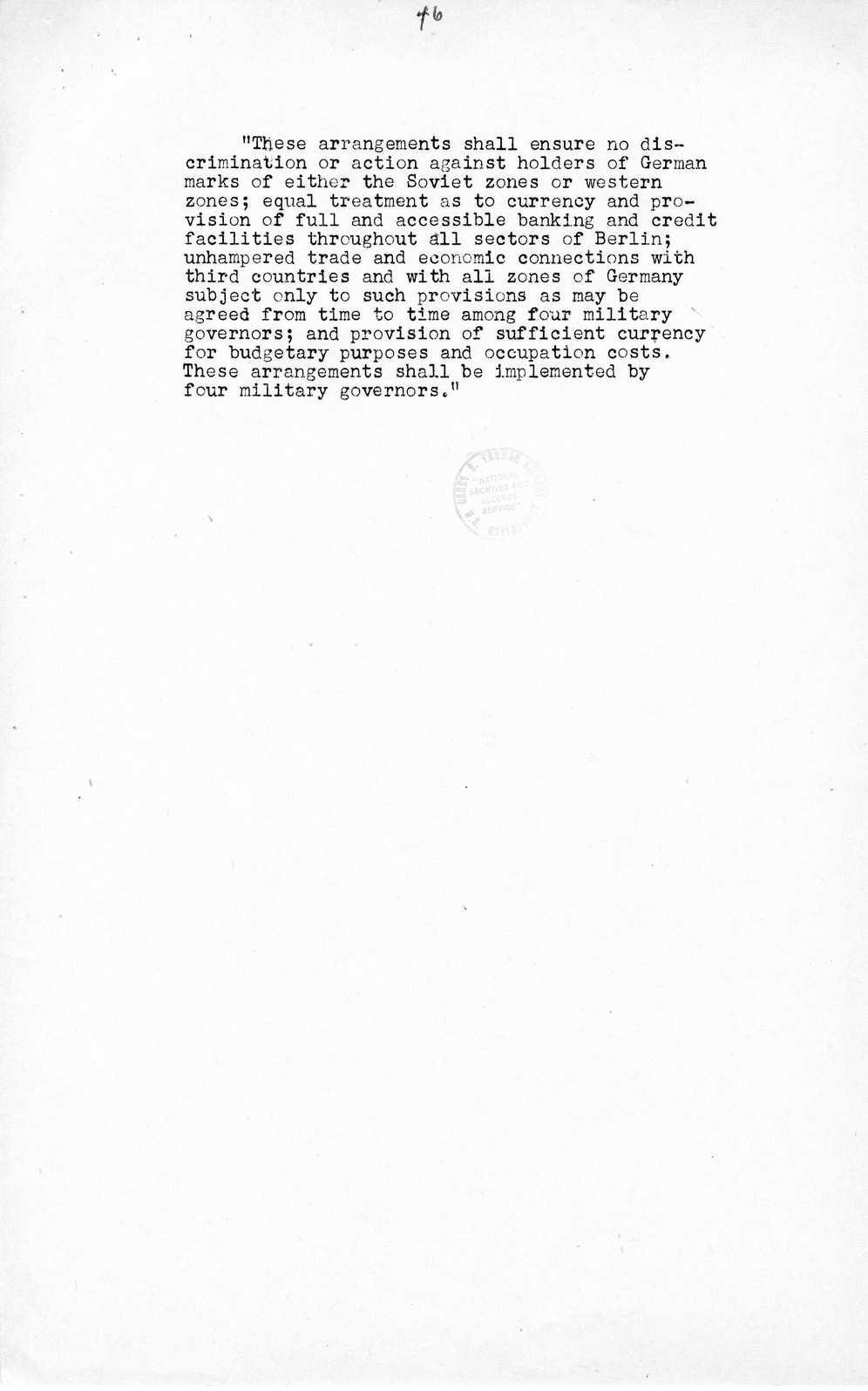 Press Release, The Berlin Crisis: A Report on the Moscow Discussions, 1948