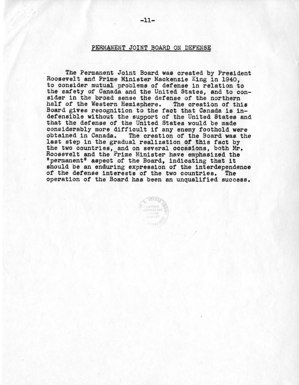 Memorandum from Dean Acheson to President Harry S. Truman, with Attachment