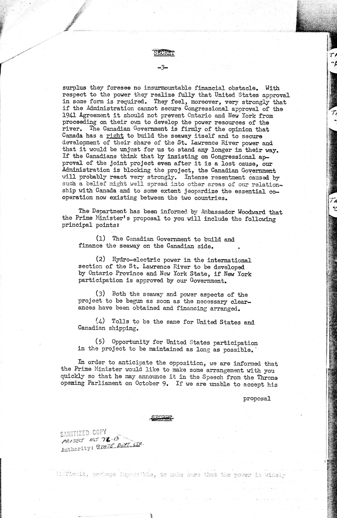 Memorandum from James Webb to Charles Murphy, with Attachments [Sanitized Copy]