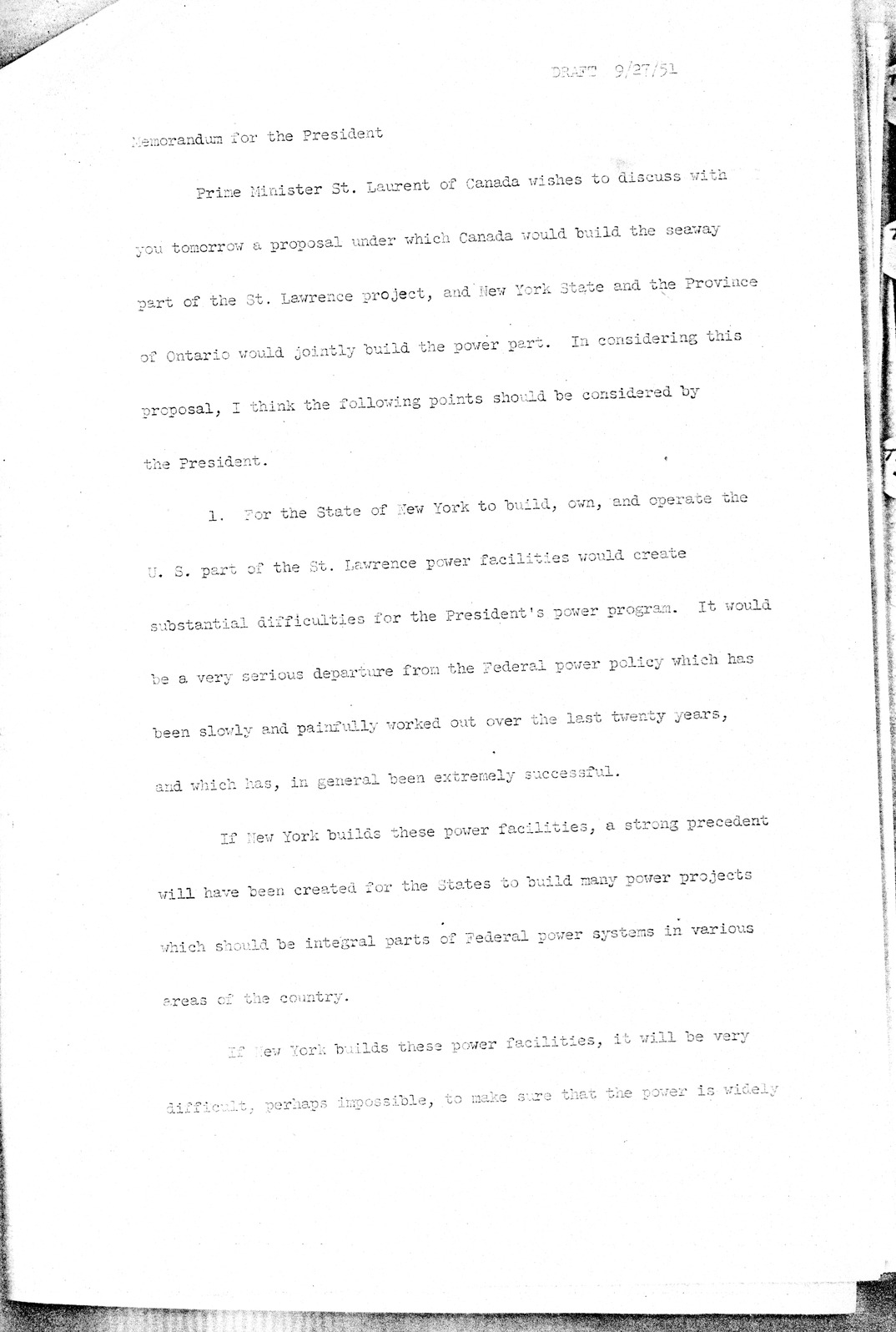 Memorandum from James Webb to Charles Murphy, with Attachments [Sanitized Copy]