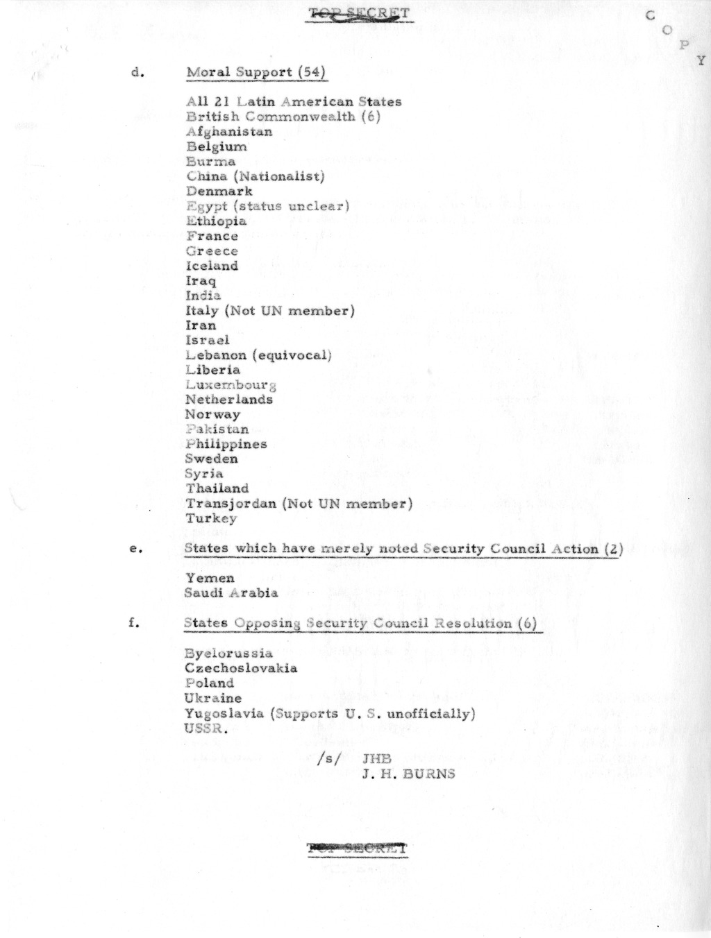 Memorandum from President Harry S. Truman to Secretary of Defense Louis Johnson, with Attachments