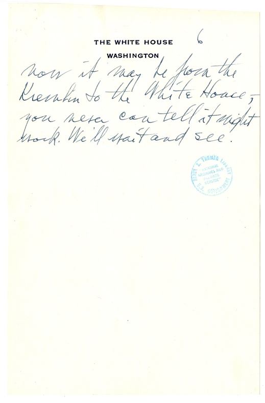 Longhand Draft of Gridiron Dinner Speech of President Harry S. Truman