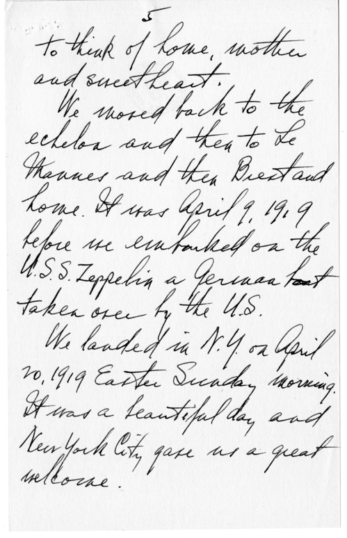 Longhand Note of Former President Harry S. Truman