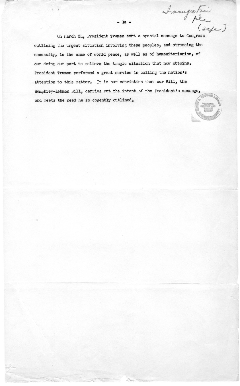 Memorandum from Julius Edelstein to Richard Neustadt, With Attachments