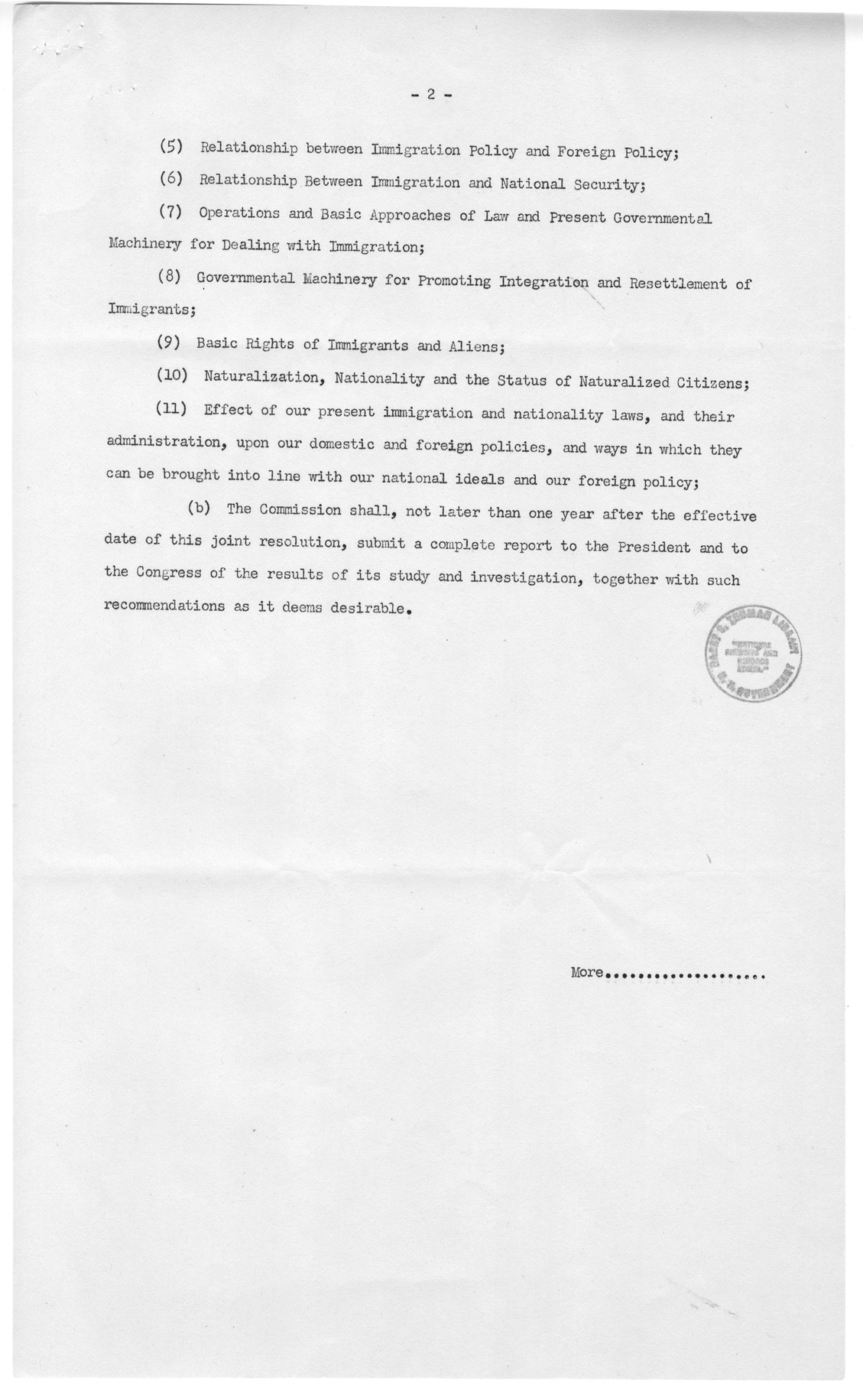 Memorandum from Julius Edelstein to Richard Neustadt, with Attachments