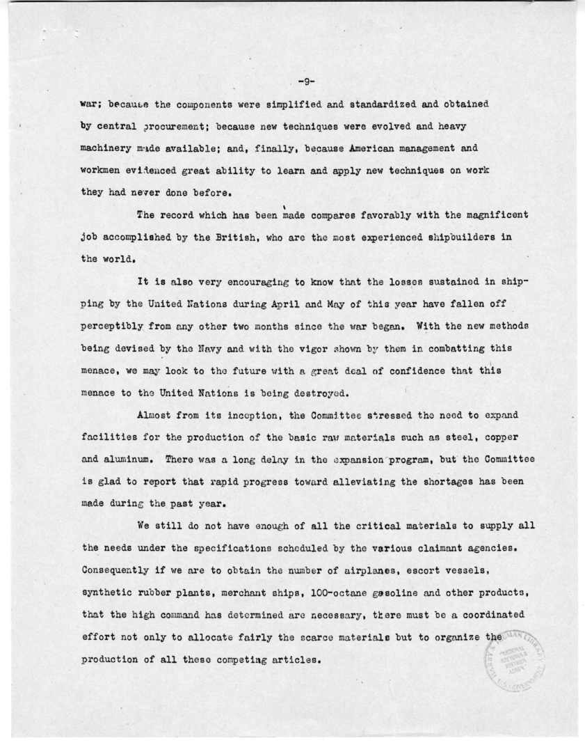 Speech of Senator Harry S. Truman Before the "Victory Dinner" Under the Auspices of the Oklahoma Democratic STate Committee, Oklahoma City, Oklahoma