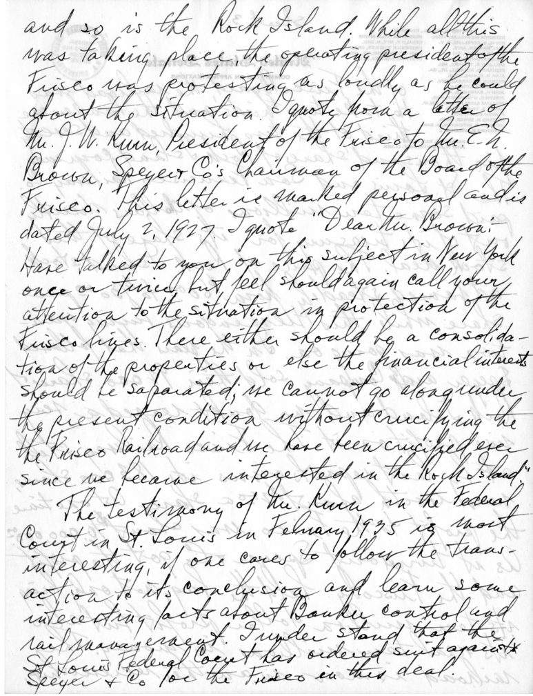 Handwritten Speech Draft of Senator Harry S. Truman