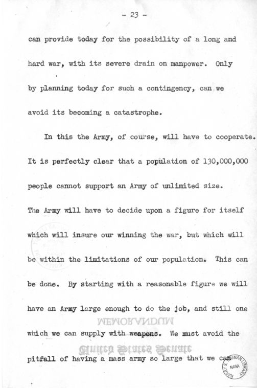 Campaign Speech of Senator Harry S. Truman