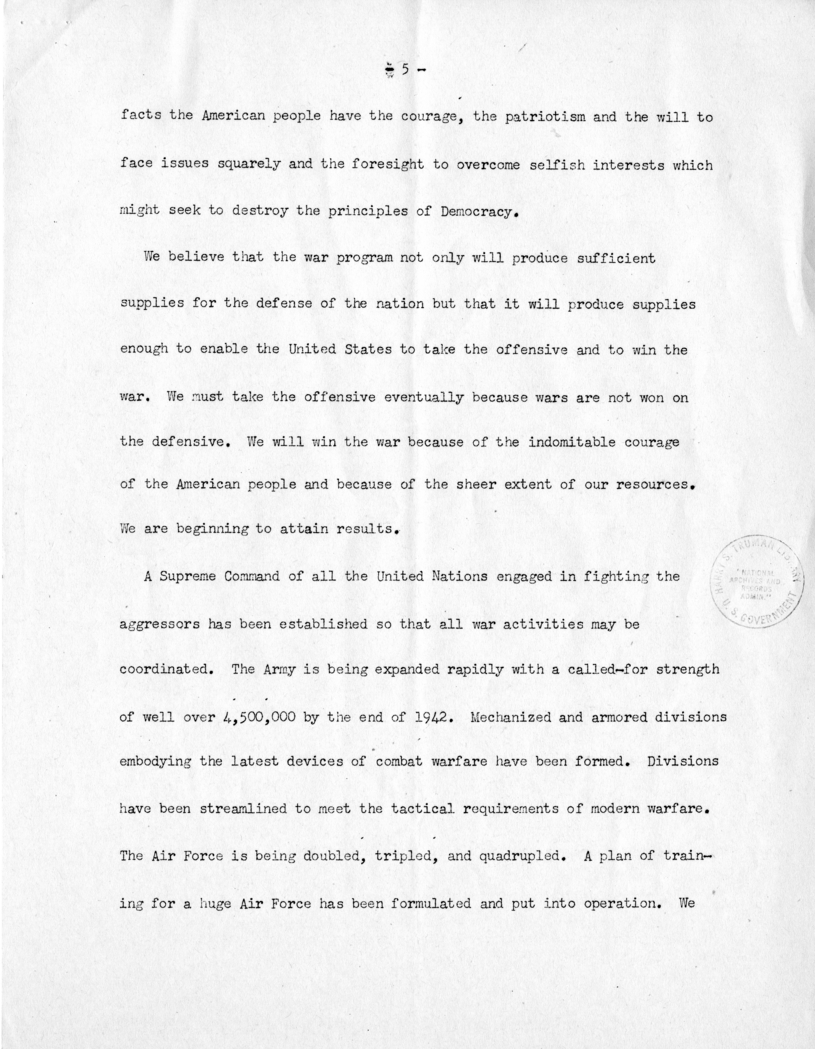 Speech of Senator Harry S. Truman at Caruthersville, Missouri