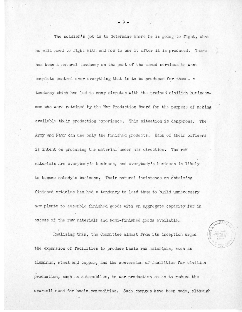 Speech of Senator Harry S. Truman Before the Annual Meeting of the Mississippi Valley Flood Control Association at New Orleans, Louisiana