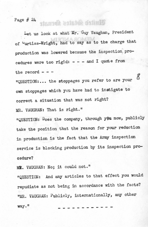 Draft Radio Speech of Senator Harry S. Truman Delivered at Shenandoah, Iowa