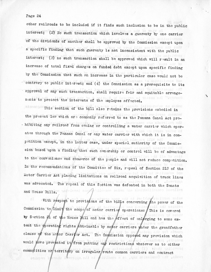 Draft Speech of Senator Harry S. Truman at New York City, New York