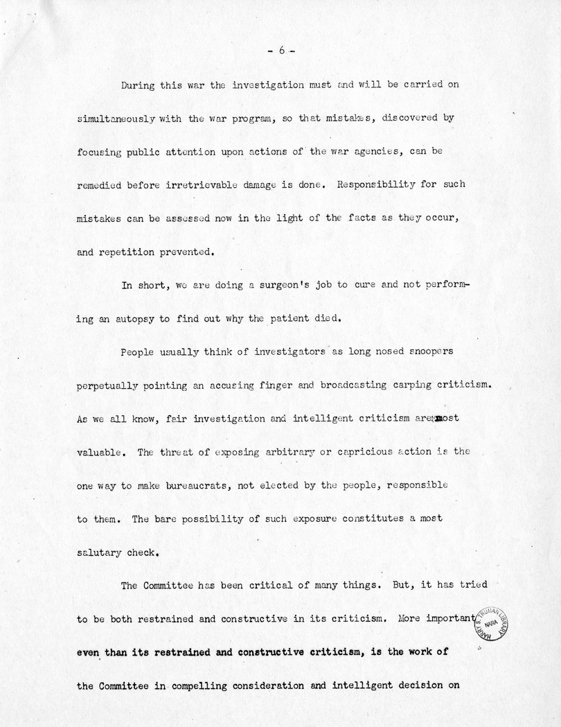 Speech of Senator Harry S. Truman Before the Massachusetts Federation of Taxpayers Associations at Boston, Massachusetts