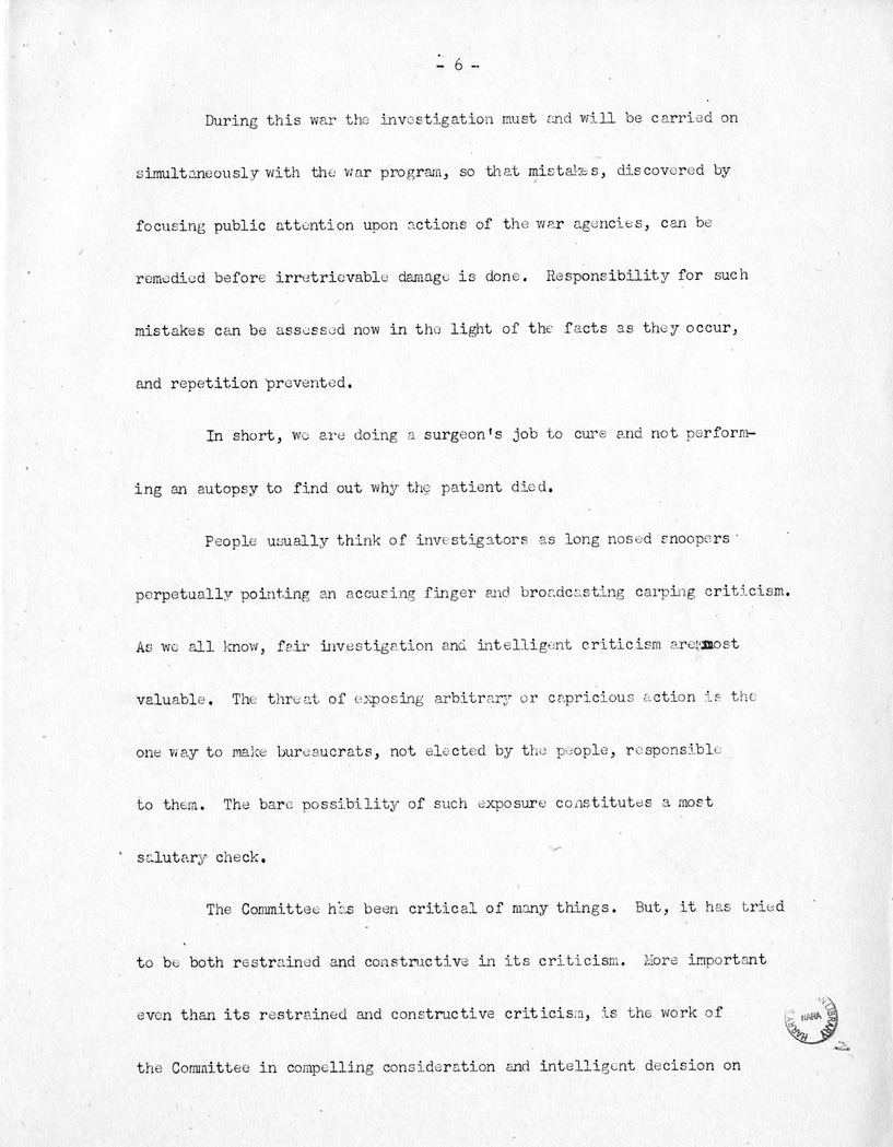 Speech of Senator Harry S. Truman Before the Massachusetts Federation of Taxpayers Associations at Boston, Massachusetts