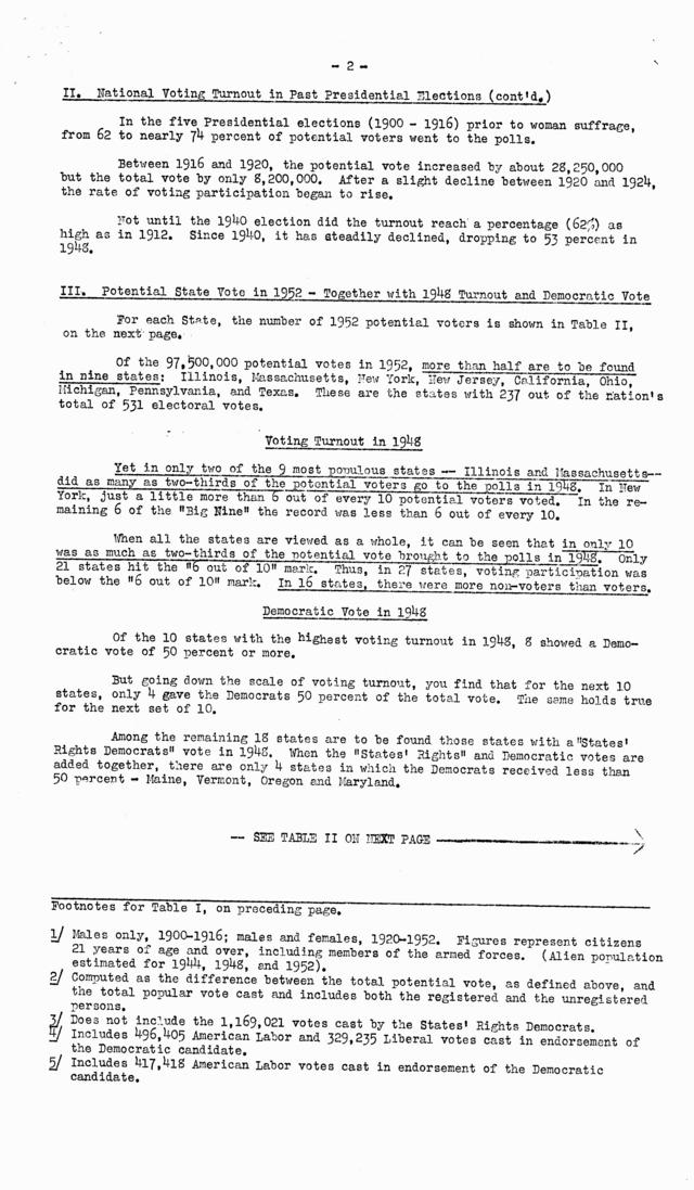 Correspondence between Bertram M. Gross to Harry S. Truman, with attachment